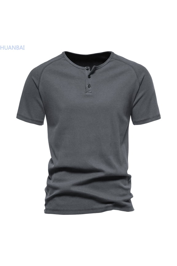 Mens Deep V Neck Short Sleeved T Shirt Cotton Elastic Bottoming Shirt Small Stand Up Collar In Summer