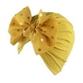 thumbnail image 1 of HUANBAI Baby Floral Solid Hat Cap Beanie Bowknot Headband Headwear Accessories One Size, 1 of 1