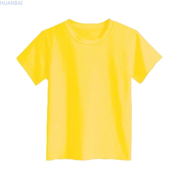 HUANBAI Printed Children's Fashion Loose T Shirt Casual for Kids Teens 5-6 Years
