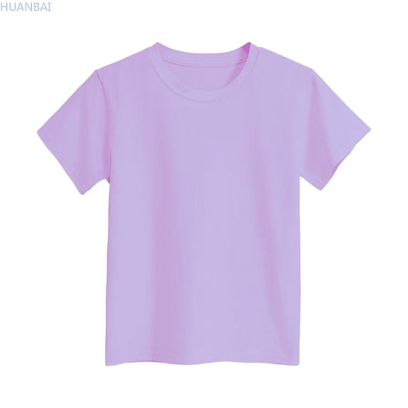 HUANBAI Printed Children's Fashion Loose T Shirt Summer Blouse for Girls 12-18 Months