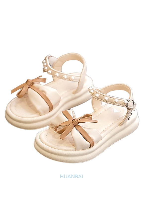 Soft-soled children's beach shoes for primary school students ,(10 White) Size ,10