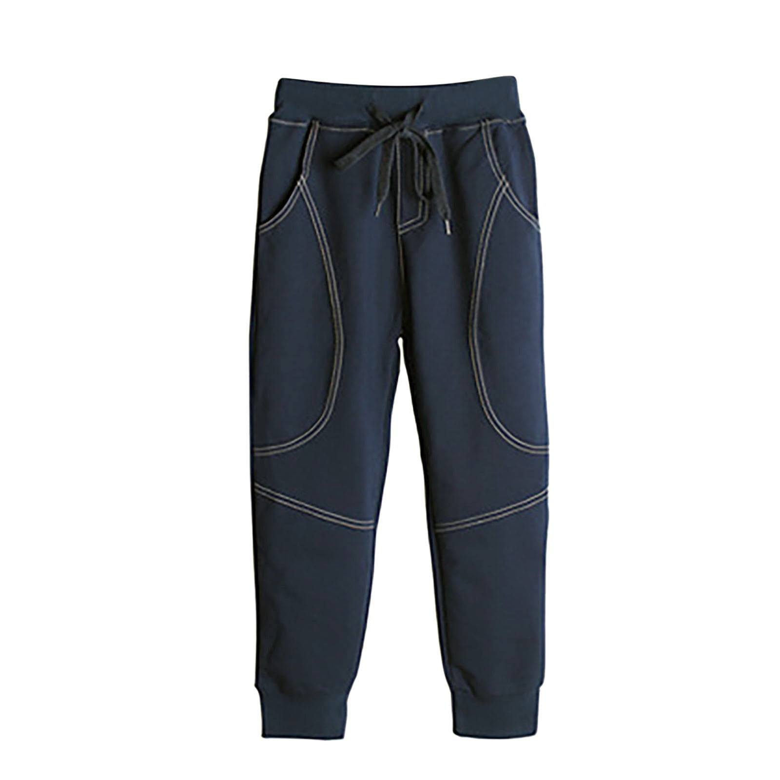 Athletic Works Boys Jersey Knit Joggers, 2-Pack, Sizes 4-18