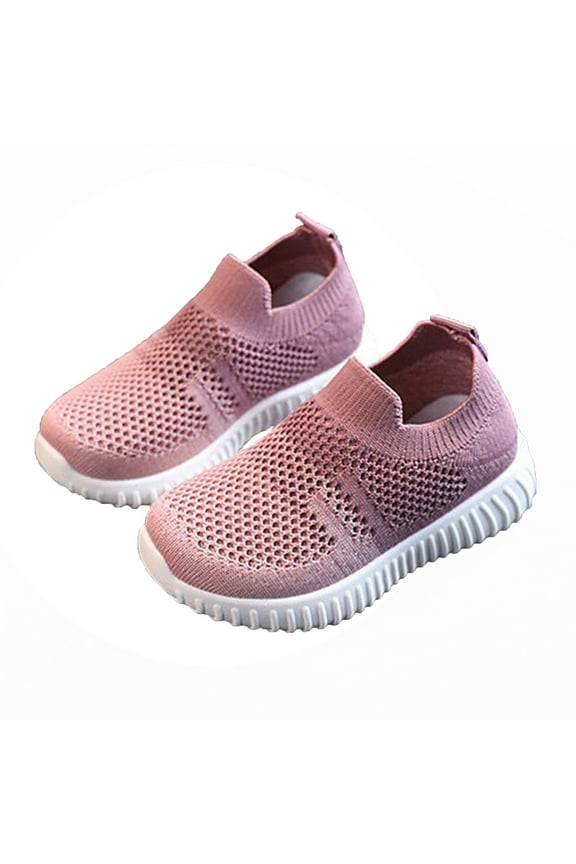 Toddler Boys Girls Sneaker Slip On Shoes Kids Lightweight Breathable Walking Shoes 2.5-3 Years