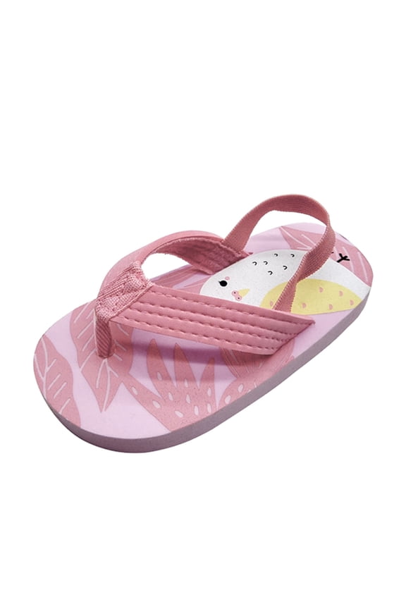 Toddler Eva Elastic Beach Shoes Girls Shoes Strap & Flops Boys Flip For Kids Sandals With Adjustable Summer Girls Sandals 9.5