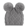 thumbnail image 1 of HUANBAI Toddler Girls Boys Winter Hats Boys Soft Baby Caps Kids Knit Winter Warm Hats 6-18 Months, 1 of 7