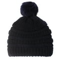 thumbnail image 1 of HUANBAI Toddler Baby Boys Girls Knitted Cap Beaniess Pompom Elastics Turban Winter Warm Hat One Size, 1 of 4