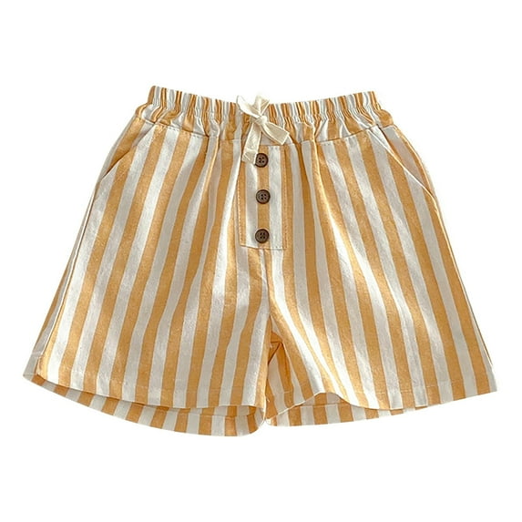 HUANBAI Toddler Kids Baby Boys Girls Jogger Shorts Summer Casual Solid Shorts Active With Pockets 4-5 Years