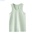 thumbnail image 1 of HUANBAI Toddler Kids Girls Dance Tank Top Racerback Crop Tank Top Soild Sleeveless Sports Dance Top Ballet Gymnastics Dancewear Summer Blouse for Girls 18-24 Months, 1 of 4