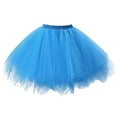 thumbnail image 1 of HUANBAI Tutu Baby Pettiskirt Fancy Kids Girls Elastic Solid Ballet Dance Skirt Girls Dress&Skirt One Size, 1 of 3