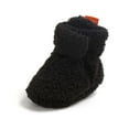 thumbnail image 1 of HUANBAI Warm Winter Baby Shoes First Soft Sole Infant Sneakers Cozy Fleece Lined Toddler Booties For Boys Girls 0-6 Months, 1 of 6