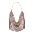 thumbnail image 1 of HUANBAI Women V-neck Halter Backless Chain Sequined Tank Vest, 1 of 1