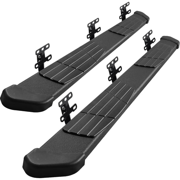 HUANG 6.5 Inch Running Boards for 2019-2026 Dodge Ram 1500 Crew Cab (Excludes Classic/HD) | Black Power Coated Side Steps