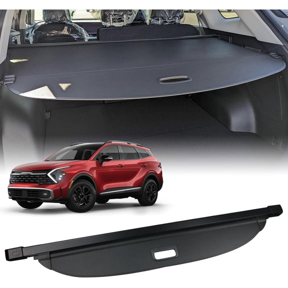 HUANG Retractable Cargo Cover for 2021-2026 Kia Sportage, Privacy Security Shade