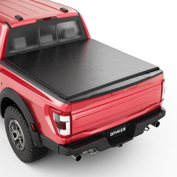 HUANG Soft Roll-Up Tonneau Cover for 2016-2023 Toyota Tacoma - 5 ft Bed with OE Track System