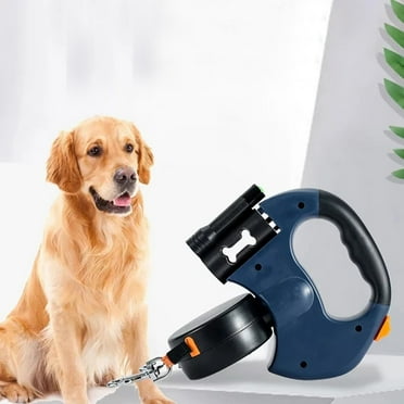HUANGBAO Two Dog Reflective Retractable Pet Leash – 360 Degree No Tangle Double Dogs Reflective Orange and Green Leads. Dual Locking 10 ft Leads