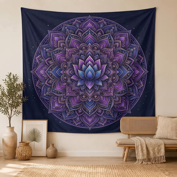 XaaKee Room Tapestry, Psychedelic Tapestry Spiritual Artwork Wall Tapestry, High-Quality Polyester Tapestry Wall Hanging, Ideal For Bedroom And Hallway, 60x40Inch