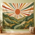 thumbnail image 1 of HUANGLE Tapestry Wall Hanging, Boho Abstract Landscape Abstract Valley Tapestry For Bedroom, High-Quality Polyester Large Wall Tapestry For Living Room Bedroom Office, 60x40Inch, 1 of 9