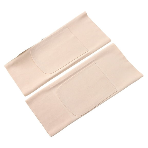 HUANLEDASH 1 Pair Knee Pads with Front Pocket for Warmers Anti-slip Warm Leggings High Elasticity Velvet Knee Brace for Outdoor Sports Cold Weather