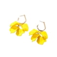 thumbnail image 1 of HUANLEDASH 1 Pair Rose Petal Drop Earrings Long Style Exaggerated Dangle Earrings Bright Color Earrings Jewelry Accessories, 1 of 1