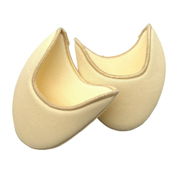 HUANLEDASH 1 Pair Sponge Insert Pads for Ballet Shoes Forefoot Pressure Relief Reusable Washable Toe Protector for Ballet Dance Performance And Daily Wear