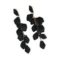 thumbnail image 1 of HUANLEDASH 1 Pair Women Petal Earrings Retro Anti-allergy Lightweight Ear Decoration Jewelry Prom Cocktail Party Hanging Earrings Long Dangle Earrings, 1 of 1