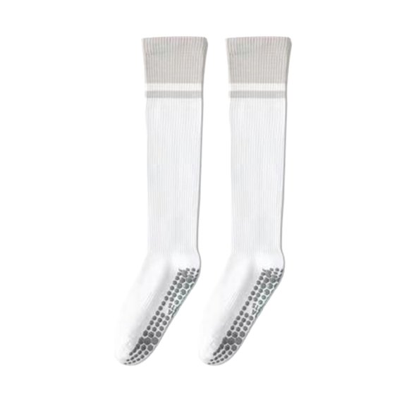 HUANLEDASH 1 Pair Women Sport Stockings Elastic Cycling Knee Socks Anti-slip Arch Support Silicone Bottom Contrast Color Stockings for Yoga Pilates Dance