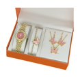 thumbnail image 1 of HUANLEDASH 1 Set Women Jewelry Set with Gift Box Complete Collection of Quartz Watch Necklace Bracelet Ring Earrings Set Rhinestone Golden Jewelry, 1 of 1