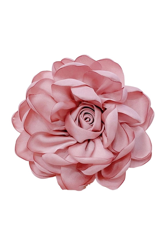 10cm Rose Fabric Flower Accessory Women Versatile Corsage Hair Clip Suit Lapel Clothing Bags DIY Corsage