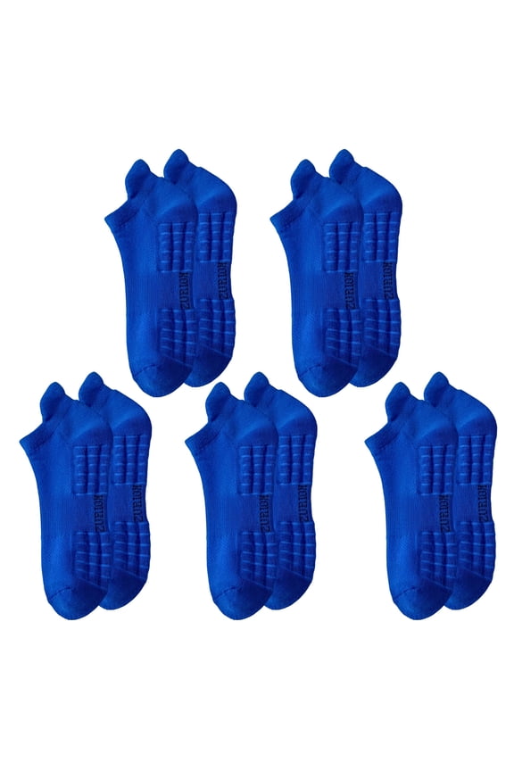 5 Pairs Unisex Socks Short Cut Anti-slip Solid Color Good Breathability Hollow Out Mesh Basketball Socks Shock Absorption Summer Sport Socks for Running Gym Outdoor Activities