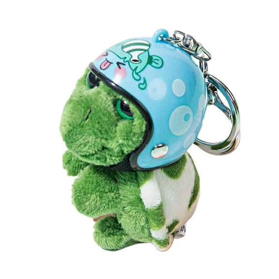 HUANLEDASH Bag Keychain Handmade Cartoon Turtle Comfortable Touch Super Soft High Simulation Decorate Adorable Cute Plush Pendant Keychain Bag Accessory