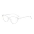 thumbnail image 1 of HUANLEDASH Blue Light Blocking Glasses Unisex Clear View Kitty Eye Shape Frame Strong Hinge Smooth Transparent with Rim Eye Protection Clear Bluelight Glasses Spectacles, 1 of 1