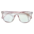 thumbnail image 1 of HUANLEDASH Blue Light Blocking Glasses Unisex Clear View Large Frame Strong Hinge Smooth Transparent with Rim Eye Protection Clear Bluelight Glasses Spectacles, 1 of 1