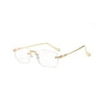 thumbnail image 1 of HUANLEDASH Blue Light Blocking Glasses Unisex Large Frame No Brim Clear View Strong Hinge Transparent Eye Protection Clear Bluelight Glasses Spectacles Eyewear, 1 of 1