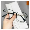 thumbnail image 1 of HUANLEDASH Blue Light Blocking Glasses Unisex Large Frame Clear View Strong Hinge Color-changing Transparent with Brim Eye Protection Clear Bluelight Glasses Spectacles, 1 of 1
