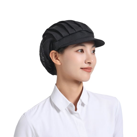 HUANLEDASH Breathable Mesh Working Hat Super Soft High Elastic Washable Lightweight Women Men Hair Cover Cap Workshop Hat
