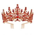 thumbnail image 1 of HUANLEDASH Bridal Crown Tiara Princess Queen Fairy Bridal Headpiece Wedding Crown Alloy Rhinestone Birthday Party Prom Gift, 1 of 1