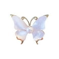 thumbnail image 1 of HUANLEDASH Butterfly Brooch Pin with Faux Pearl Anti-oxidation Lightweight Portable Decorative Brooch Stylish Accessory Pin Clothing Decoration, 1 of 1
