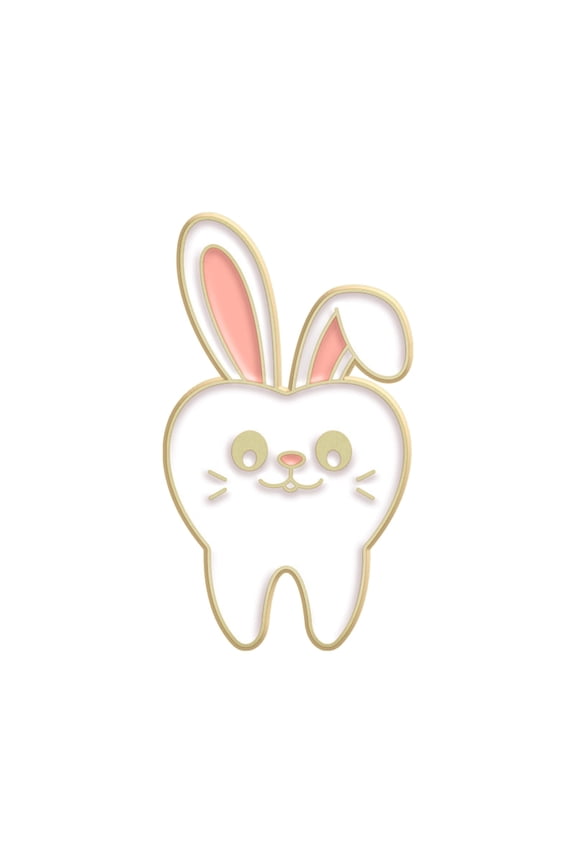 Cartoon Oral Health Enamel Pin Funny Tooth Shape Brooch Dentist Lapel Badge Coat Bag Accessories Jewelry Gift