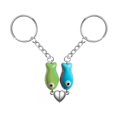 thumbnail image 1 of HUANLEDASH Ceramic Fish Matching Keychains Magnetic Heart Strap Matching Phone Charm Couples Stuff Valentines Day Gifts, 1 of 1