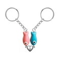thumbnail image 1 of HUANLEDASH Ceramic Fish Matching Keychains Magnetic Heart Strap Matching Phone Charm Couples Stuff Valentines Day Gifts, 1 of 1
