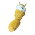 thumbnail image 1 of HUANLEDASH Faux Fur Keychain Pendant Fox Shape Plush Textures Keyring Anniversary Keychain Decoration Car Key Accessory, 1 of 1