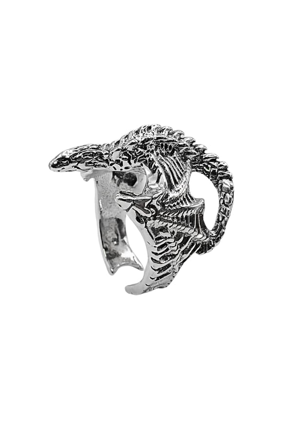 Finger Ring 3D Dragon Shape Adjustable Opening Finger Band Hip Hop Rock Finger Jewelry Fashion Accessories