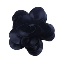 HUANLEDASH Formal Occasion Corsage French Style Big Rose Satin Fabric Bride Groom Wedding Brooch Prom Party Banquet Dress Suit Coat Brooch Clothes DIY Applique Patch