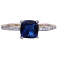 thumbnail image 1 of HUANLEDASH Inlaid Rhinestone Thin Wedding Ring Square Cubic Zirconia Women Ring Jewelry Accessory, 1 of 1