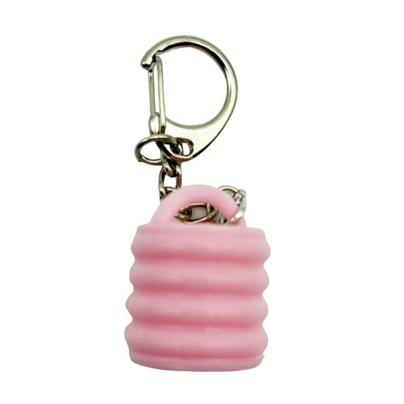 HUANLEDASH Keychain Lipstick Holder Durable Keychain Pocket Backpack Bag Decoration Keychain Attachment for Lipsticks