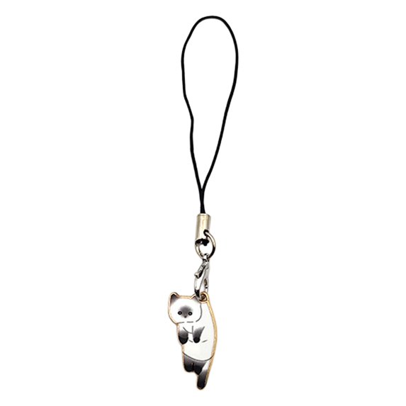 HUANLEDASH Kitten Keychain Pendant Cat-themed Lanyard for Phone Case Bag Keyring Cartoon Cat Charm Decorative Accessory Girlfriend Mother Sister Gift