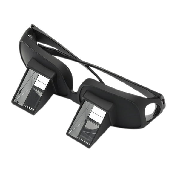 HUANLEDASH Lazy Glasses for Lie Down Reading Watching TV Glasses in Bed Prism Glasses Horizontal Spectacles Reduce Pressure on Face Rotate View 90 Degrees Glasses