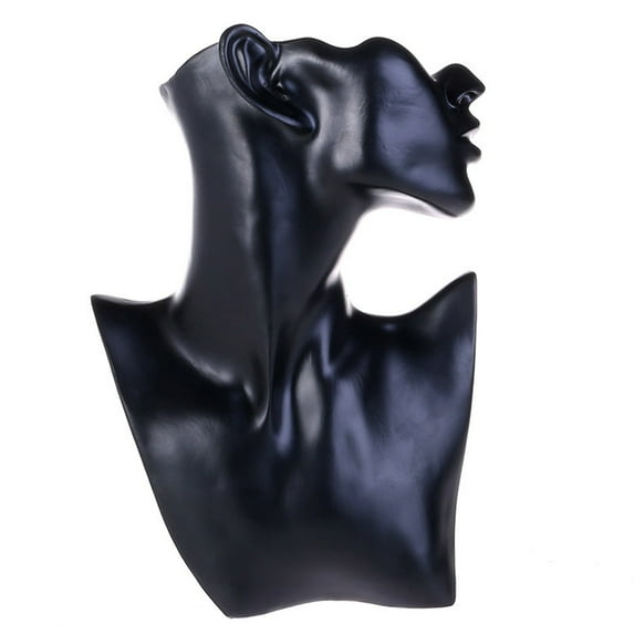 HUANLEDASH Mannequin Jewelry Rack Side Face Profile Jewelry Display Earrings Necklace Mannequin Bust Jewelry Shop Tool