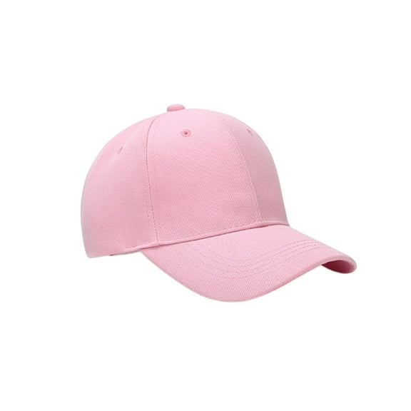 HUANLEDASH Men Baseball Hat Long Brim Sun Protection Anti-UV Adjustable Head Circumference Solid Color Unisex Outdoor Sun Hat Daily Peaked Cap