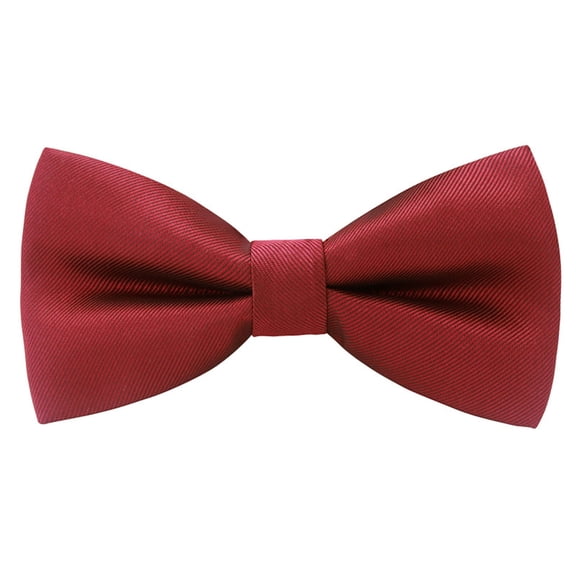 HUANLEDASH Men Bow Tie Formal Business Style Exquisite Satin Bright Color Smooth Solid Color Party Banquet Wedding Groom Bow Clothes Accessories